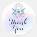 Search for dreamcatcher thank you stickers Bohemian