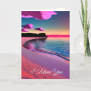 Search for pink sunset cards Beach
