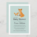 Search for fox baby boy shower invitations Modern