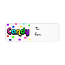 Search for chocolate candy return address labels Funny