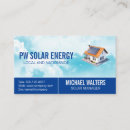 Search for clean energy business cards Technician