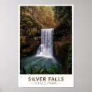 Search for oregon state posters Silver falls state park