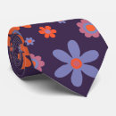 Search for flower power ties Purple