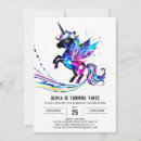 Search for pastel unicorn birthday invitations Simple