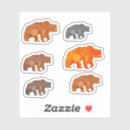 Search for vector illustration stickers Animals