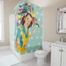 Search for retro 1950s shower curtains Fun