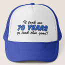Search for 70th birthday hats Turning 70
