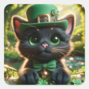 Search for st patricks day cat stickers Green