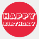 Search for modern birthday stickers Happy