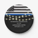 Search for police paper plates Sheriff