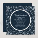 Search for navy blue diamond invitations White
