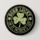 Search for st patricks day birthday badges Shamrock