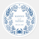 Search for sea shell wedding stickers Nautical