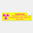 Search for nukes bumper stickers Radioactive