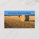 Search for land business cards Farming
