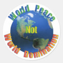 Search for world peace stickers Political