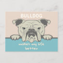 Search for funny bulldog postcards Animal