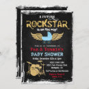 Search for rockstar baby shower invitations Rock n roll