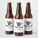 Search for bachelorette party beer labels Black and white