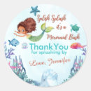 Search for splish splash stickers Mermaid birthday party