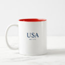 Search for red white blue mugs United states of america