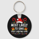 Search for sing key rings Santa