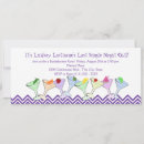 Search for bride hens party invitations Martini
