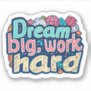 Search for working hard stickers Typography