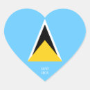 Search for st lucia stickers Saint lucia flag