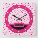 Search for pastel pink clocks For kids