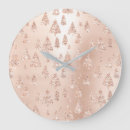 Search for christmas pink clocks girly