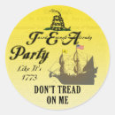 Search for gadsden stickers Tea party