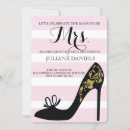 Search for high heel shoes hens party invitations Pink