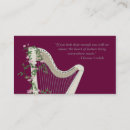 Search for harp business cards Music