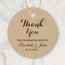 Search for rustic thank you wedding favour tags Elegant