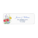Search for floral address stickers Wildflowers