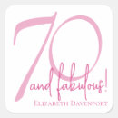 Search for 70 birthday stickers Seventy and fabulous