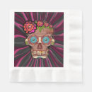 Search for sugar skull napkins Mexican