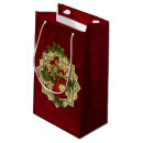 Search for vintage christmas gift bags Holly
