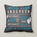 Search for birth announcement cushions Keepsake