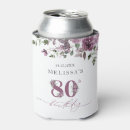 Search for 80th birthday can coolers Elegant