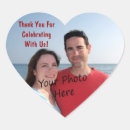 Search for photo thank you wedding stickers Heart