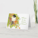 Search for chickadee invitations Watercolor