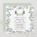 Search for deer antlers invitations Boy