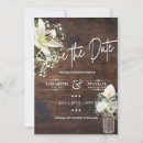 Search for calla lily save the dates Rustic