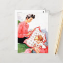 Search for retro sewing postcards Cute