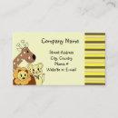 Search for zoo business cards Safari