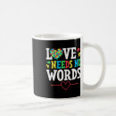 Search for word love mugs Autism spectrum disorder