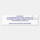 Search for fracking bumper stickers Water