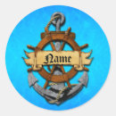 Search for nautical anchor stickers Initials